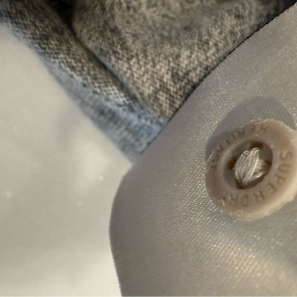 Superdry Men’s Heavy Cotton Henley Shirt 3 Button Sz US 2XL (Runs Small) - Picture 9 of 12